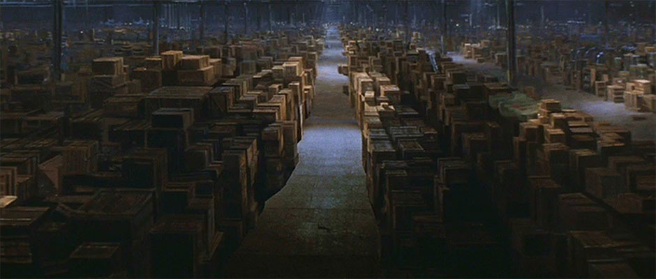 Carboard boxes pile with Babel Subtitling logo